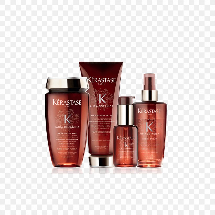 Kérastase Aura Botanica Bain Micellaire Hair Care Hair Styling Products, PNG, 1000x1000px, Hair Care, Brand, Cosmetics, Day Spa, Hair Download Free