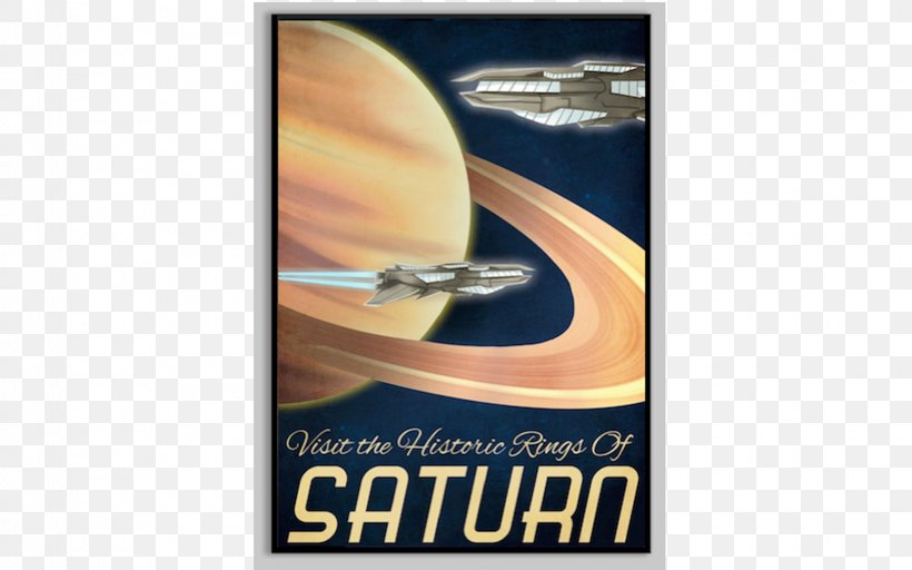 Poster Interplanetary Spaceflight Art Saturn, PNG, 1600x1000px, Poster, Advertising, Allposterscom, Art, Artcom Download Free