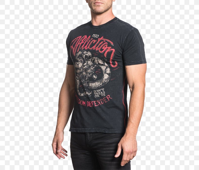 T-shirt Affliction Clothing Sleeve, PNG, 700x700px, Tshirt, Affliction Clothing, Black, Clothing, Collar Download Free