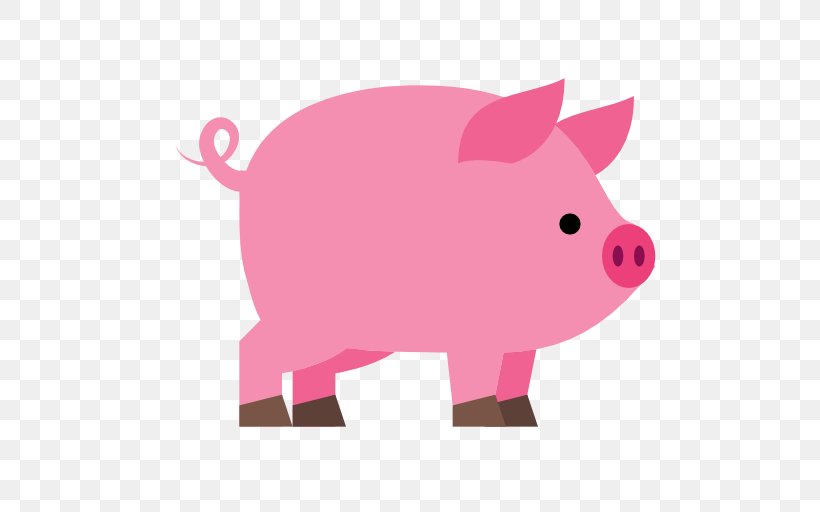 Domestic Pig Download, PNG, 512x512px, Pig, Domestic Pig, Livestock, Mammal, Nose Download Free