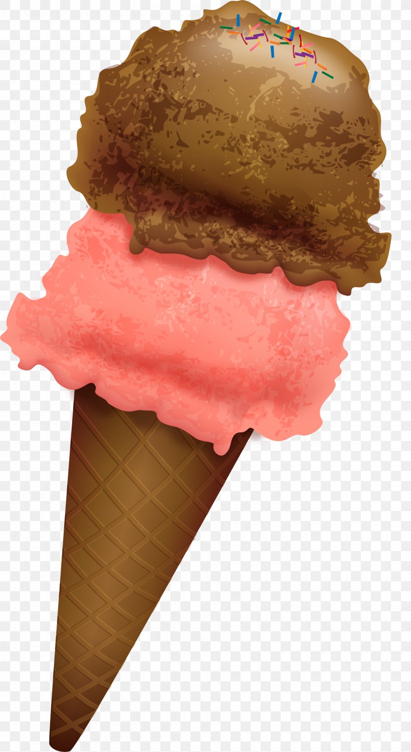 Ice Cream, PNG, 2001x3664px, Ice Cream, Color, Cream, Dairy Product, Dessert Download Free