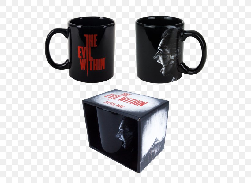 Mug The Evil Within 2 Coffee Cup, PNG, 600x600px, Mug, Bethesda Softworks, Ceramic, Coffee, Coffee Cup Download Free