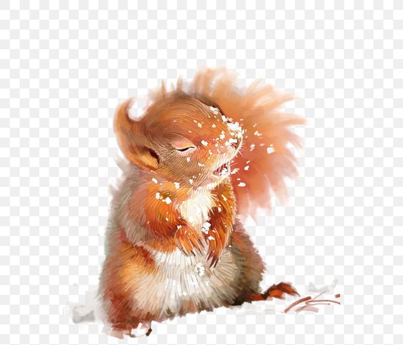 Squirrel Watercolor Painting Drawing Art, PNG, 564x702px, Squirrel, Animal, Art, Brush, Chipmunk Download Free