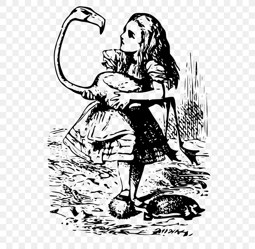 Alice's Adventures In Wonderland Mad Hatter The Tenniel Illustrations For Carroll's Alice In Wonderland Mock Turtle, PNG, 588x800px, Alice, Aliciae Per Speculum Transitus, Art, Artwork, Black And White Download Free