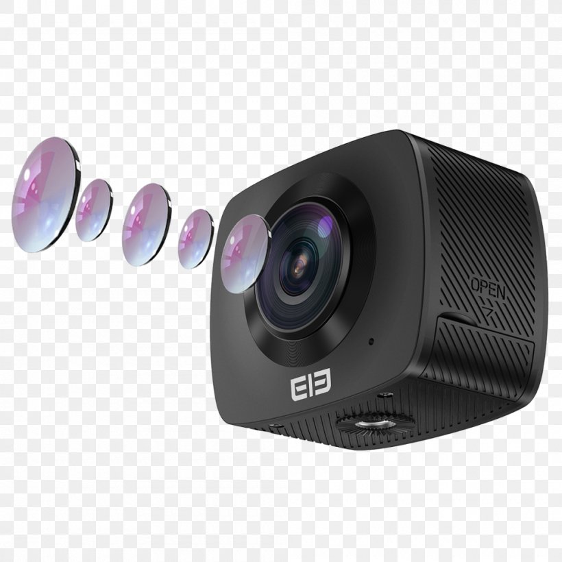 Immersive Video Action Camera Omnidirectional Camera Panoramic Photography, PNG, 1000x1000px, Immersive Video, Action Camera, Camera, Camera Lens, Cameras Optics Download Free
