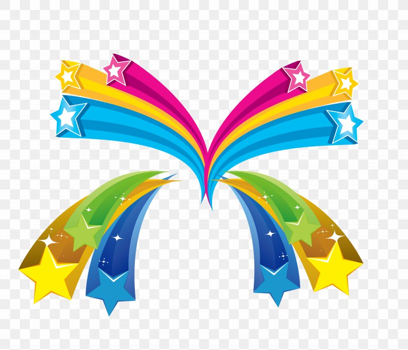 Star Flower Yellow Clip Art, PNG, 3500x3000px, Star, Butterfly, Flower, Garland, Leaf Download Free