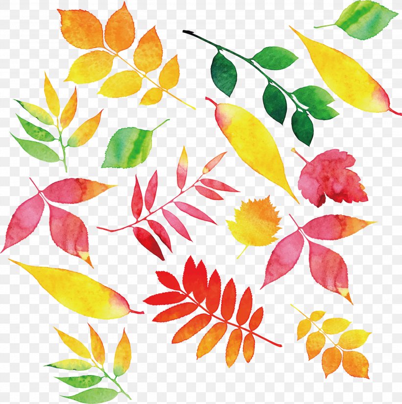 Autumn Leaf Color, PNG, 2594x2608px, Watercolour Flowers, Autumn, Autumn Leaf Color, Branch, Clip Art Download Free