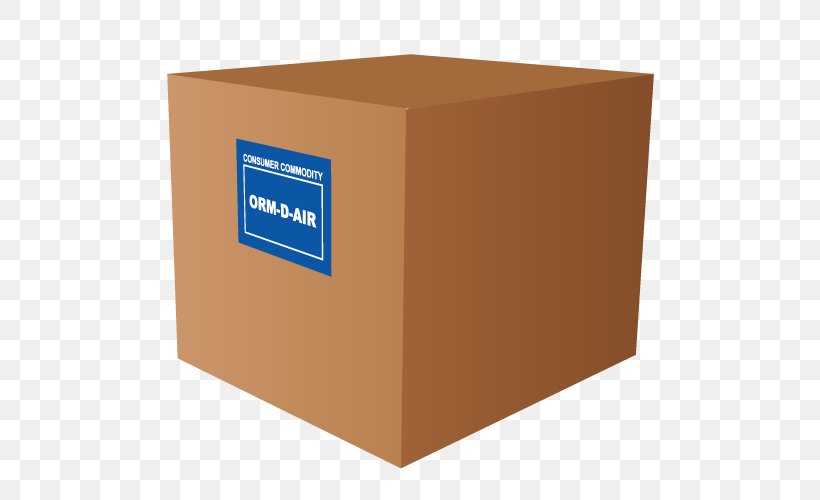 Box ORM-D Label Sticker, PNG, 500x500px, Box, Carton, Dangerous Goods, Flux, Freight Transport Download Free