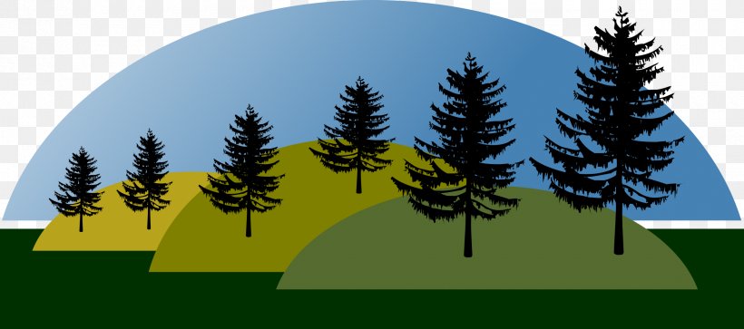 Landscape Clip Art, PNG, 2400x1065px, Landscape, Animation, Art, Biome, Conifer Download Free