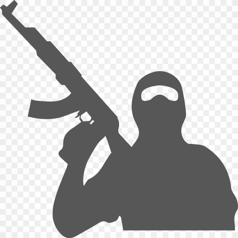 Silhouette Terrorism Black, PNG, 824x825px, Silhouette, Black, Black And White, Chemical Substance, Dangerous Goods Download Free