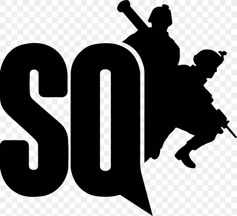 Squad Video Game Logo Offworld Industries, PNG, 1344x1223px, Squad, Army, Black And White, Brand, Copyright Download Free