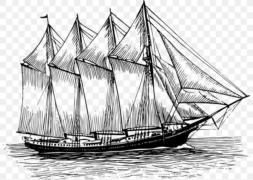 Torpedo Factory Art Center Ship Clip Art, PNG, 800x582px, Torpedo Factory Art Center, Baltimore Clipper, Barque, Barquentine, Black And White Download Free