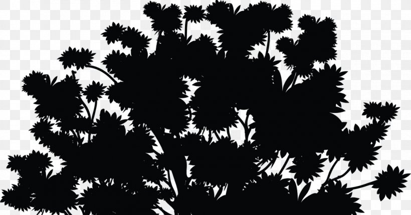 Desktop Wallpaper Black Silhouette White Pattern, PNG, 1200x630px, Black, Black And White, Branch, Branching, Computer Download Free