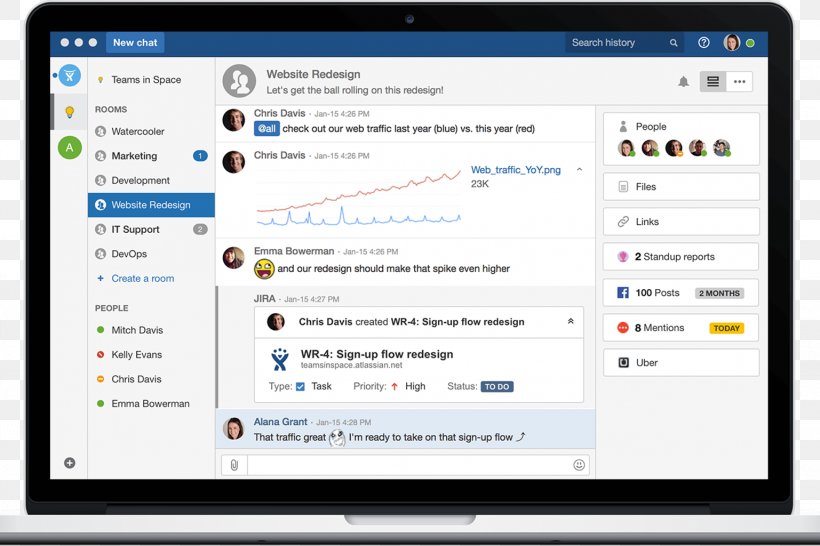HipChat Slack Atlassian Instant Messaging Microsoft Teams, PNG, 1537x1024px, Hipchat, Area, Atlassian, Brand, Business Download Free