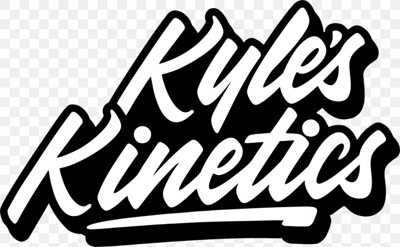 Kyle's Kinetics Kinetic Energy Logo Motion, PNG, 1500x930px, Kinetics, Area, Art, Black, Black And White Download Free