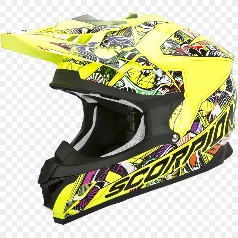 Motorcycle Helmets Scorpion Off-roading, PNG, 1000x1000px, Motorcycle Helmets, Bicycle Clothing, Bicycle Helmet, Bicycles Equipment And Supplies, Cross Product Download Free