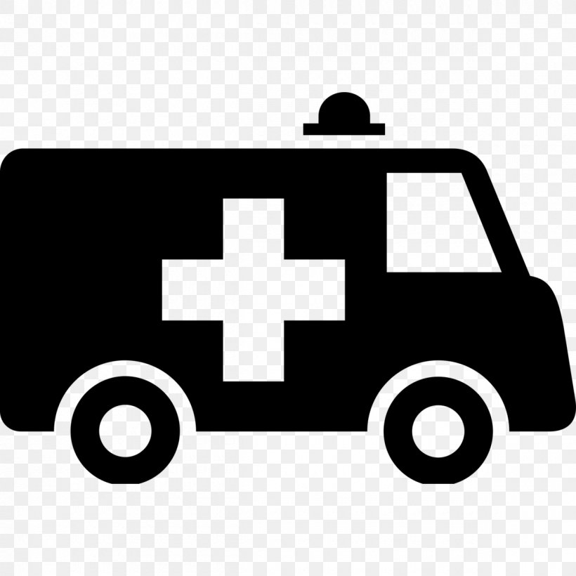 Ambulance Emergency Medical Technician Paramedic Air Medical Services Clip Art, PNG, 1200x1200px, Ambulance, Air Medical Services, Area, Black, Black And White Download Free