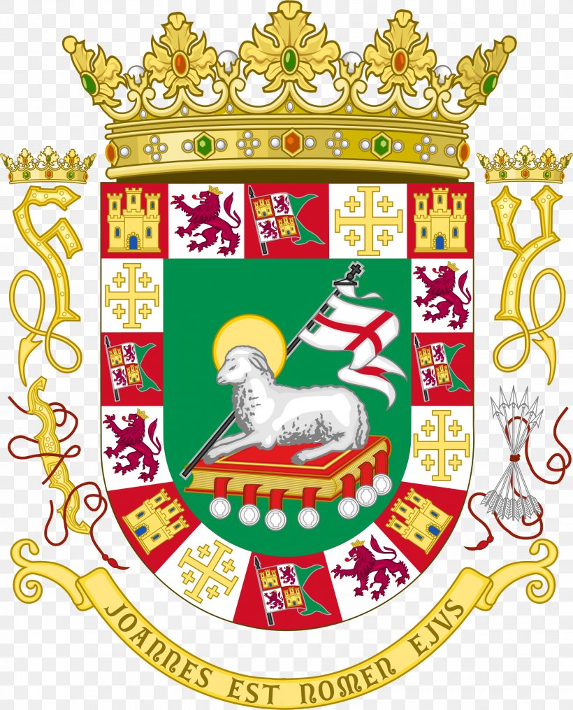 Coat Of Arms Of Puerto Rico Coat Of Arms Of Puerto Rico Crest Coat Of Arms Of Spain, PNG, 1962x2430px, Puerto Rico, Area, Art, Coat Of Arms, Coat Of Arms Of Mexico Download Free