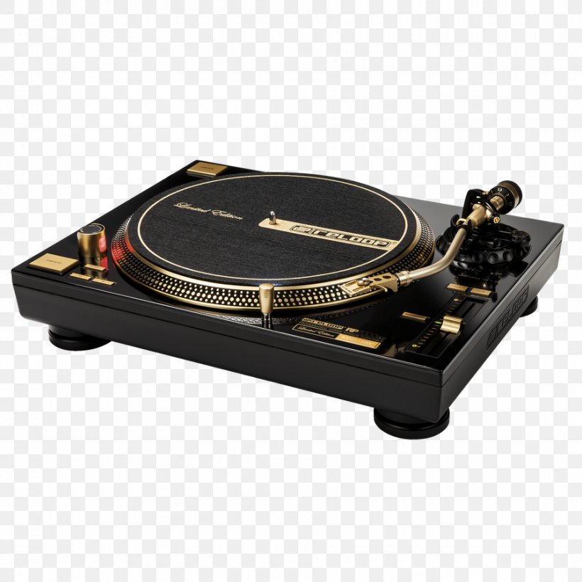 Disc Jockey Gramophone Gold Direct-drive Turntable Turntablism, PNG, 900x900px, Watercolor, Cartoon, Flower, Frame, Heart Download Free