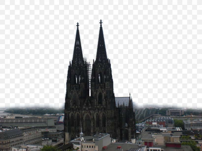 Cologne Cathedral Architecture Cartoon, PNG, 2816x2112px, Cologne Cathedral, Architecture, Black And White, Building, Cathedral Download Free