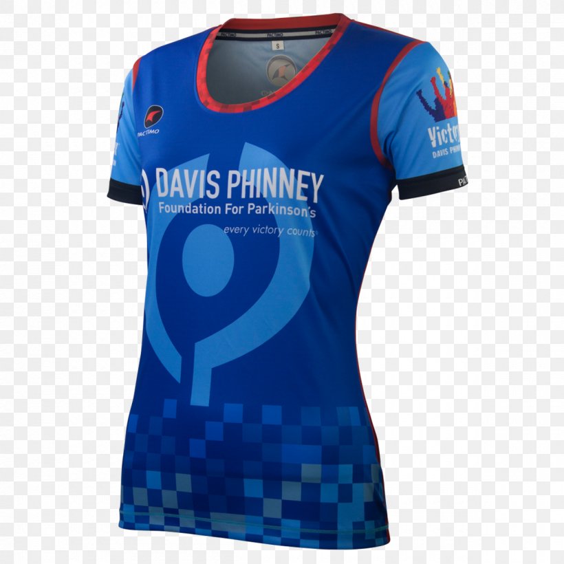 Davis Phinney Foundation Sports Fan Jersey T-shirt Parkinson's Disease, PNG, 1200x1200px, Davis Phinney Foundation, Active Shirt, Blue, Brand, Clothing Download Free