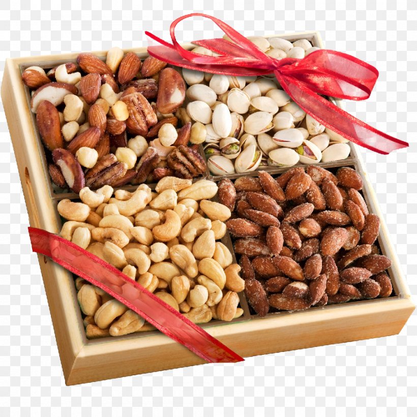 Mixed Nuts Food Gift Baskets Roasted Cashews, PNG, 1000x1000px, Mixed Nuts, Apple, Basket, Bean, Brazil Nut Download Free