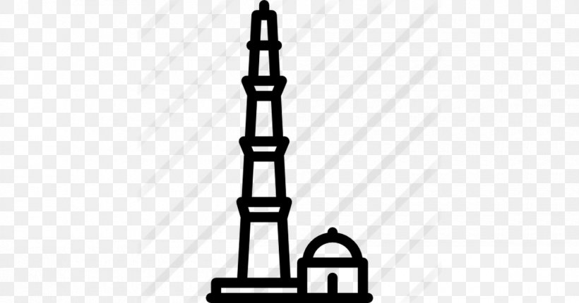 Qutb Minar Monument, PNG, 1200x630px, Qutb Minar, Black And White, Brand, Diagram, India Download Free