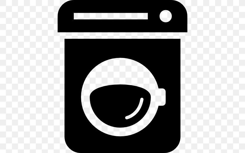 Washing Machines Laundry Tool, PNG, 512x512px, Washing Machines, Black, Black And White, Brand, Clothing Download Free