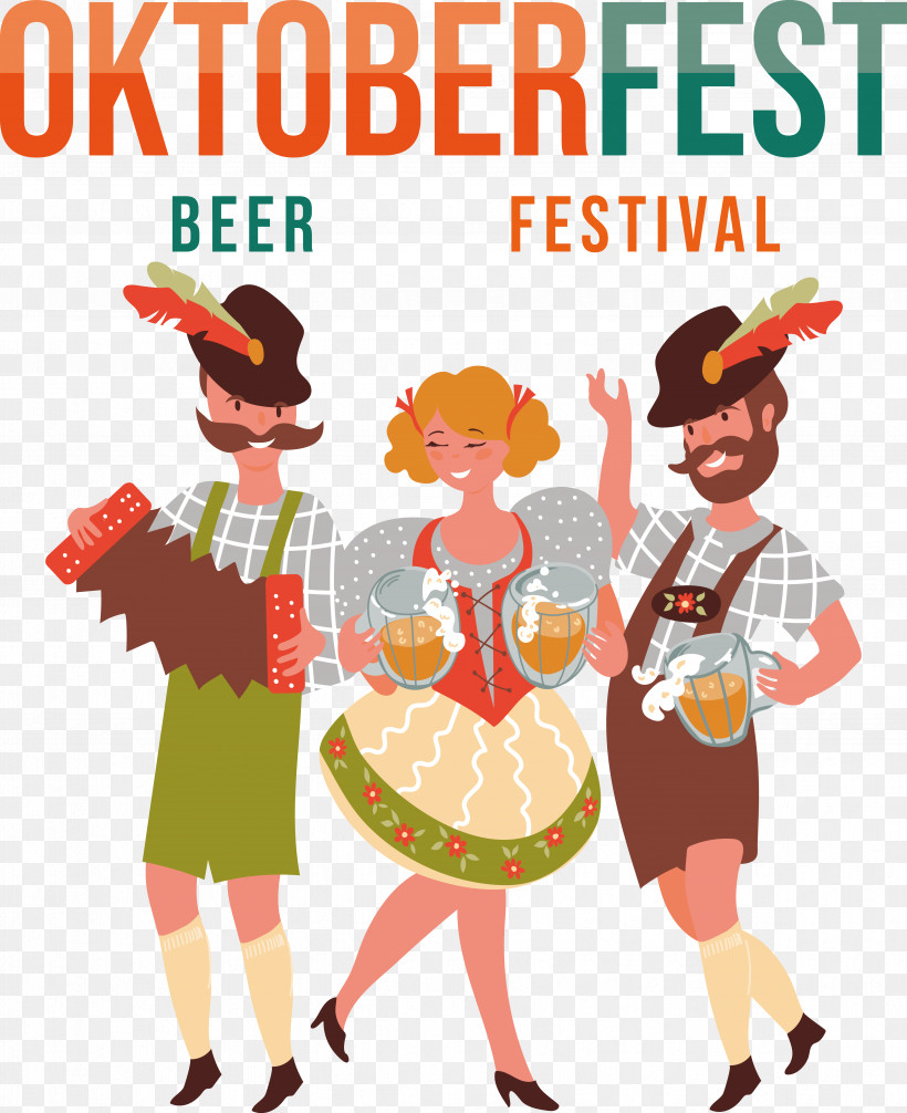 Oktoberfest Folk Costume Costume Clothing Cartoon, PNG, 4733x5812px, Oktoberfest, Bavarian Folk Costume, Cartoon, Clothing, Costume Download Free