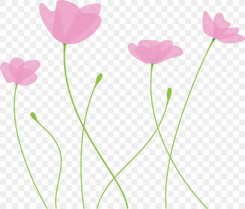 Poppy Flower, PNG, 3000x2562px, Poppy Flower, Flower, Pedicel, Petal, Pink Download Free