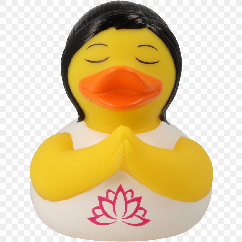 Rubber Duck Yoga Yellow Namaste, PNG, 3000x3000px, Duck, Amazonetta, Bird, Ducks Geese And Swans, Exercise Download Free