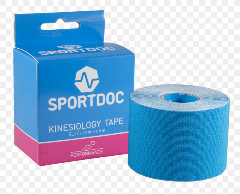 Elastic Therapeutic Tape Adhesive Tape Applied Kinesiology Blue, PNG, 1280x1034px, Elastic Therapeutic Tape, Adhesive Tape, Applied Kinesiology, Blue, Box Download Free