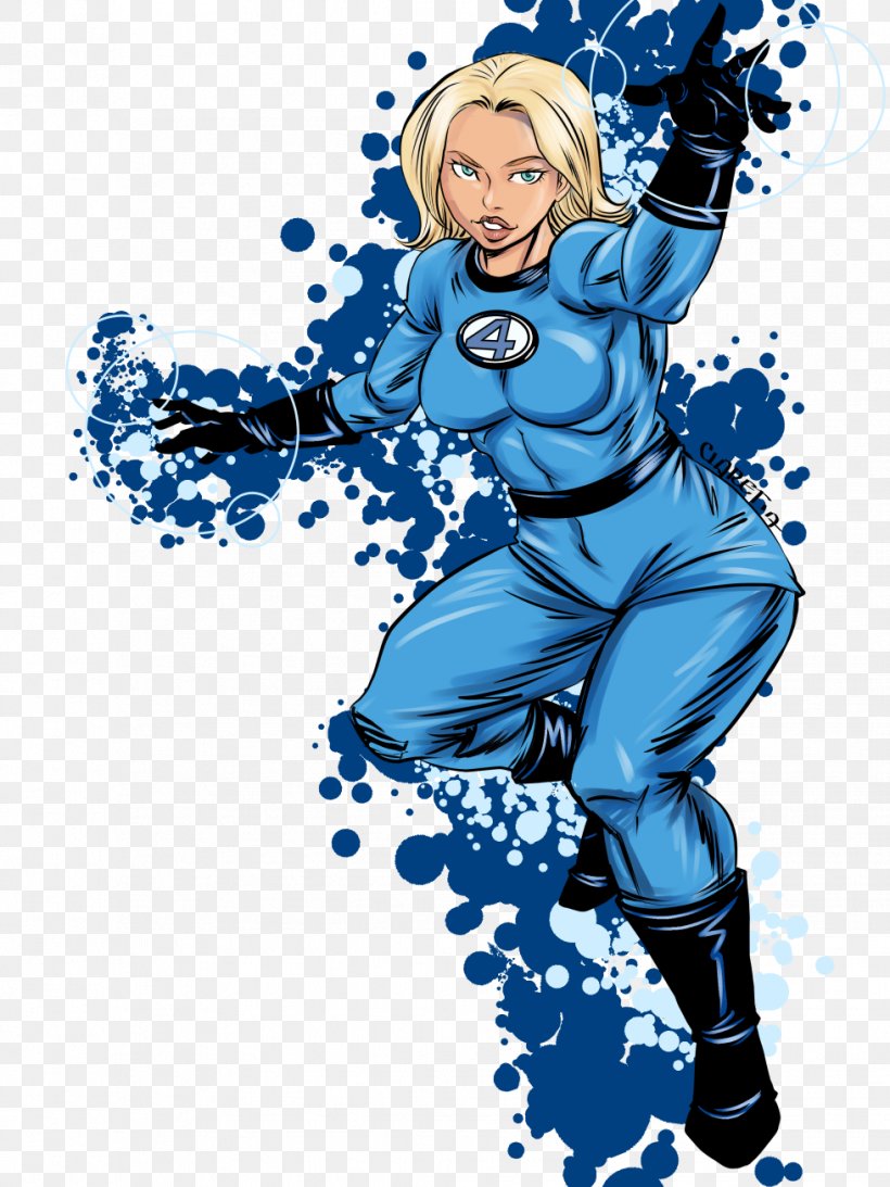 Invisible Woman Fantastic Four Comics DeviantArt, PNG, 979x1306px, Watercolor, Cartoon, Flower, Frame, Heart Download Free