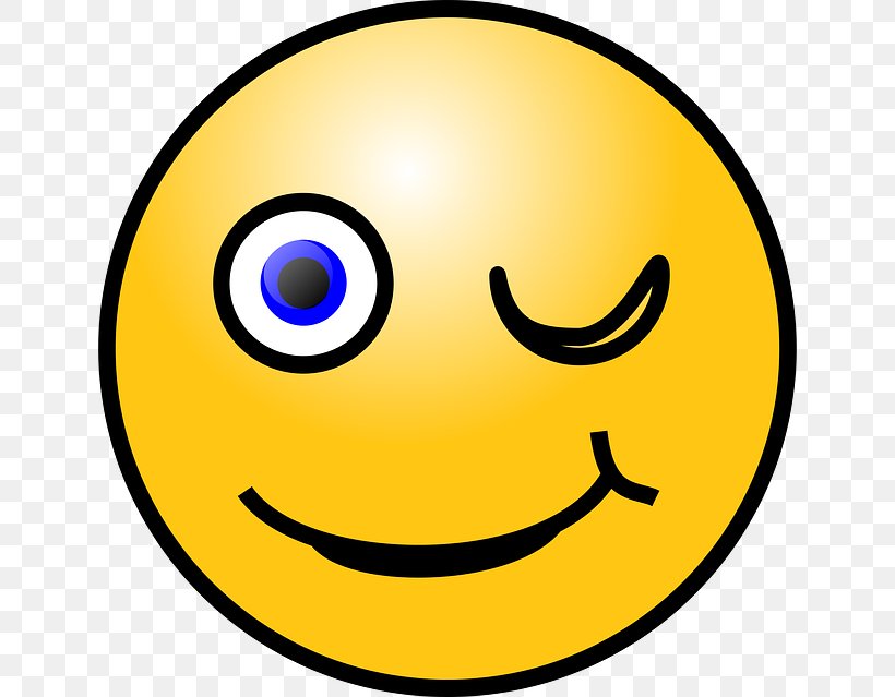 Smiley Emoticon Wink Clip Art, PNG, 640x639px, Smiley, Blog, Emoticon, Face, Facial Expression Download Free