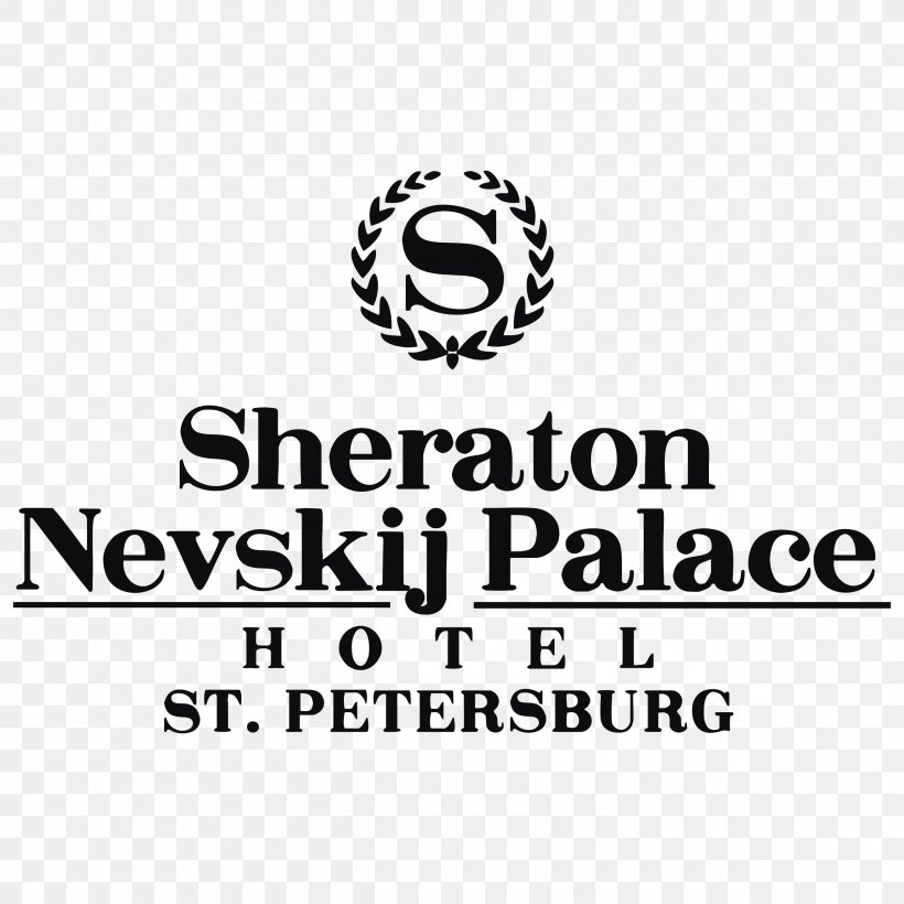Corinthia Hotel St Petersburg Logo Sheraton Hotels And Resorts Nevsky Prospect, PNG, 2400x2400px, Corinthia Hotel St Petersburg, Area, Black And White, Blanco, Brand Download Free