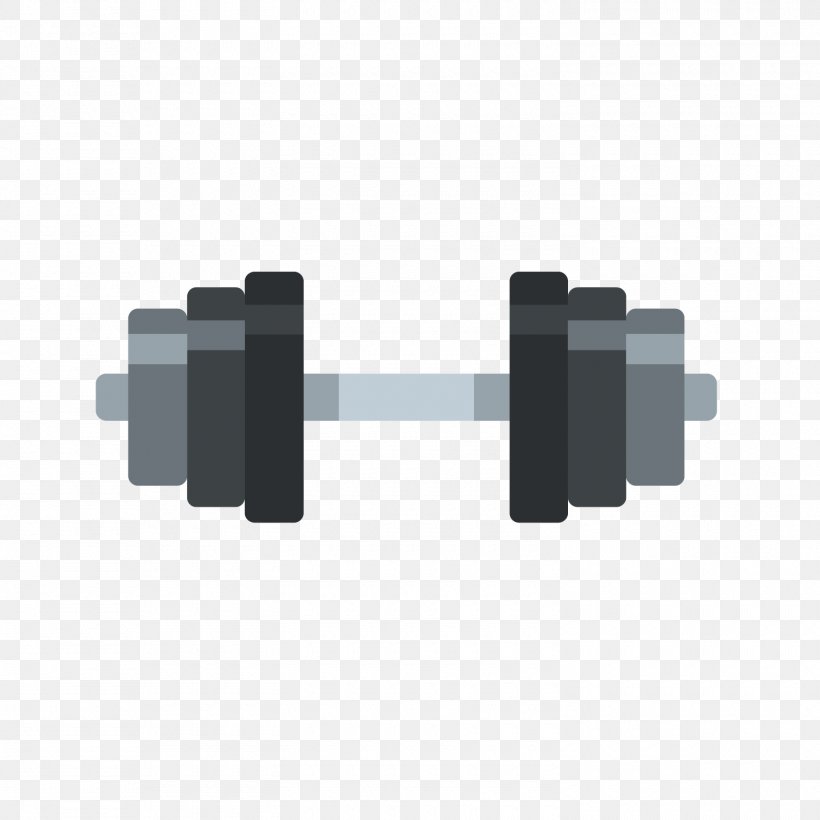 Dumbbell Euclidean Vector Bodybuilding Physical Exercise Illustration, PNG, 1500x1500px, Dumbbell, Barbell, Black, Black And White, Fitness Centre Download Free