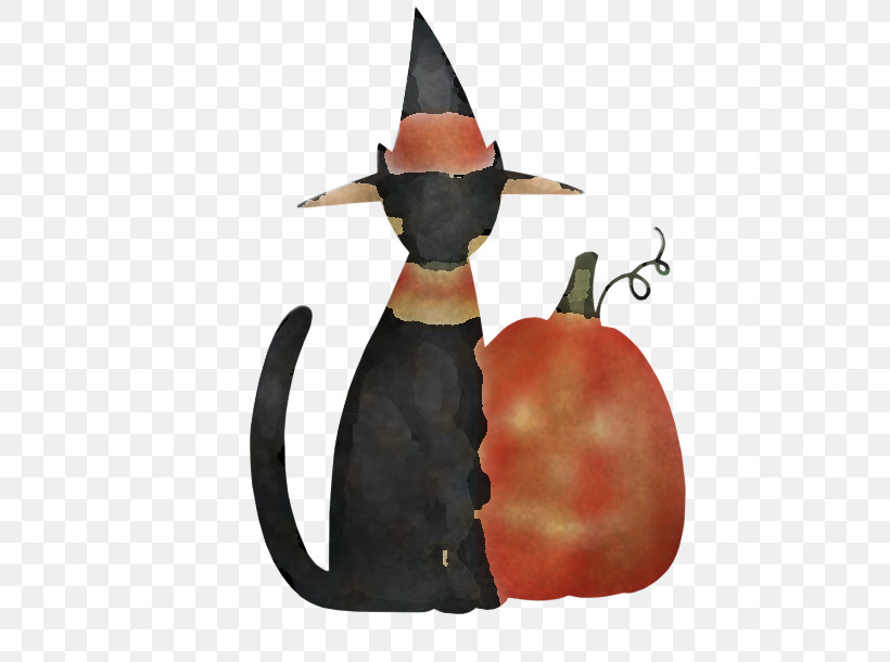 Pumpkin, PNG, 498x610px, Witch Hat, Black Cat, Hat, Headgear, Plant Download Free