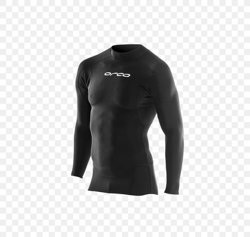 T-shirt Sleeve Orca Wetsuits And Sports Apparel Layered Clothing, PNG, 777x777px, Tshirt, Active Shirt, Black, Clothing, Diving Suit Download Free