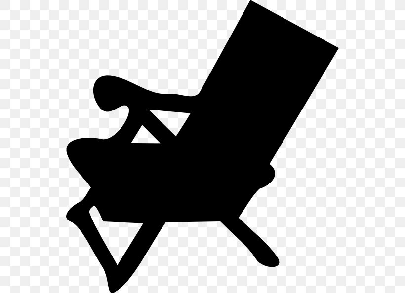 Table Deckchair Rocking Chairs Clip Art, PNG, 552x594px, Table, Beach, Black, Black And White, Chair Download Free