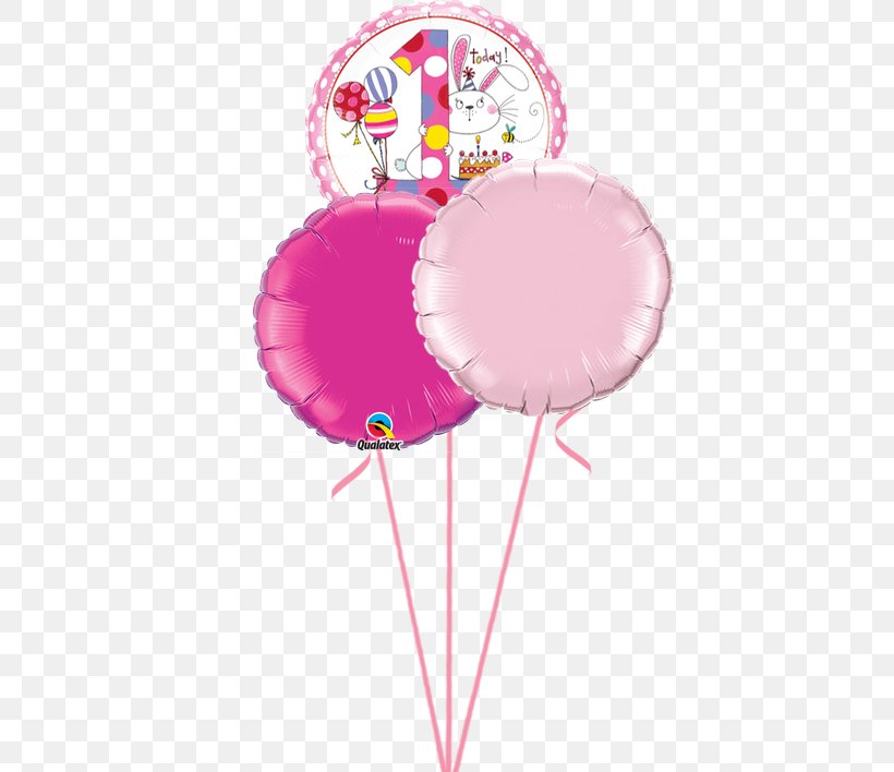Toy Balloon Pink Birthday Party, PNG, 570x708px, Balloon, Barbie, Birthday, Blue, Flower Download Free