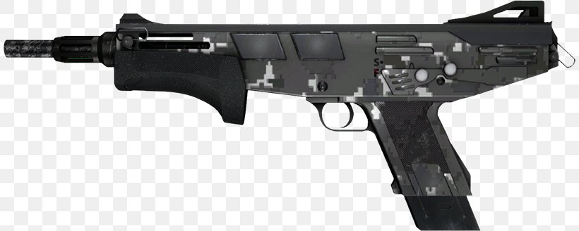 Trigger Weapon Counter-Strike: Global Offensive Machine Gun Firearm, PNG, 810x328px, Watercolor, Cartoon, Flower, Frame, Heart Download Free