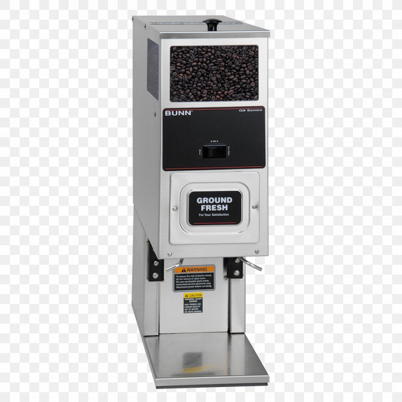 Coffee Espresso Burr Mill Bunn-O-Matic Corporation, PNG, 900x900px, Coffee, Beer Brewing Grains Malts, Brewed Coffee, Bunnomatic Corporation, Burr Mill Download Free