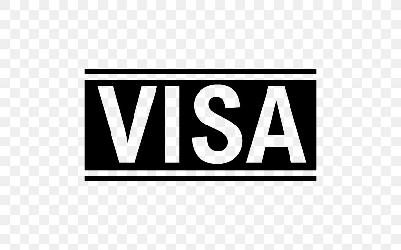 Visa Logo, PNG, 512x512px, Visa, Area, Bank, Black And White, Brand Download Free