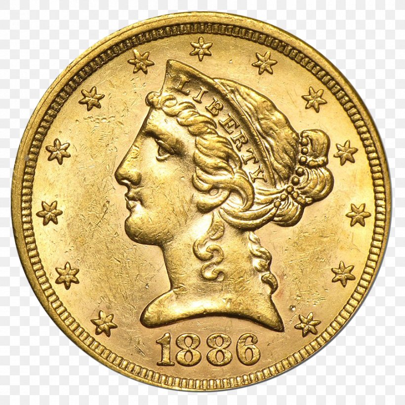 Half Eagle Gold Coin Liberty Head Double Eagle, PNG, 900x900px, Half Eagle, American Gold Eagle, Brass, Bronze Medal, Bullion Download Free