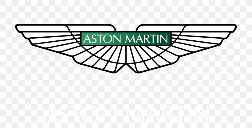Aston Martin Car Ford Motor Company Ford Mustang Honda Logo, PNG, 2272x1159px, Aston Martin, Area, Aston Martin One77, Black And White, Brand Download Free