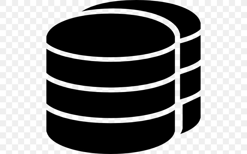 Database SQL, PNG, 512x512px, Database, Black, Black And White, Commaseparated Values, Computer Servers Download Free