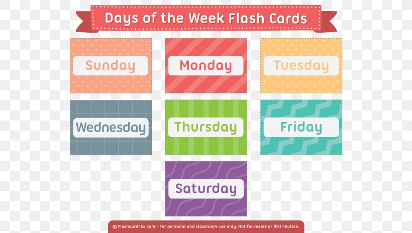 Flashcard Learning English Study Skills Names Of The Days Of The Week, PNG, 600x464px, Flashcard, Brand, Calendar, English, Game Download Free