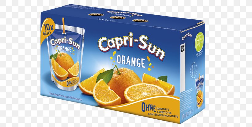 Orange Juice Fizzy Drinks Capri Sun, PNG, 620x414px, Juice, Brand, Capri, Capri Sun, Citric Acid Download Free