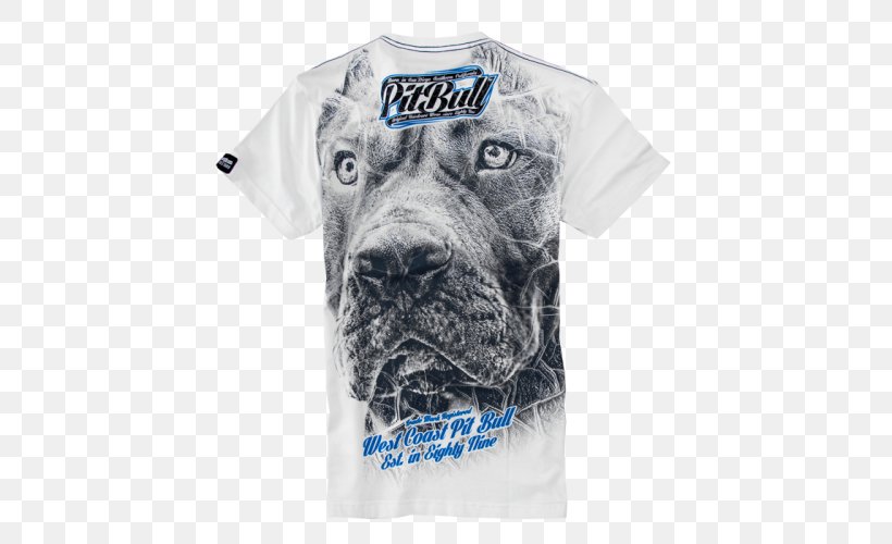 T-shirt American Pit Bull Terrier Dog Breed American Staffordshire Terrier, PNG, 500x500px, Tshirt, American Pit Bull Terrier, American Staffordshire Terrier, Black, Bluza Download Free