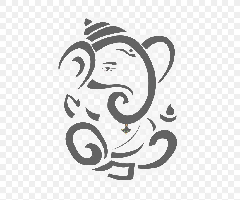 Ganesha Ganesh Chaturthi Hinduism Deity, PNG, 600x684px, Ganesha, Black And White, Brand, Buddhism, Chaturthi Download Free
